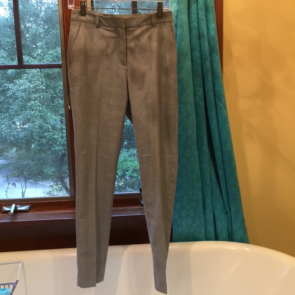 H & M plaid trousers pants